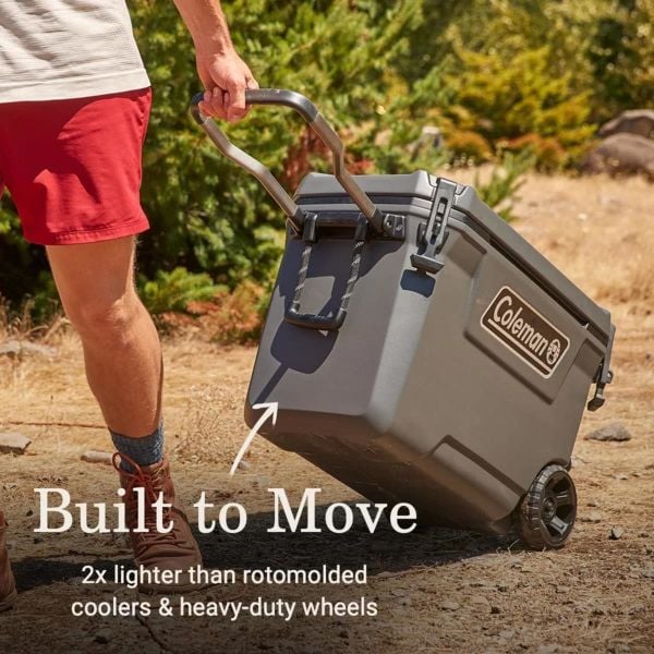 Coleman Convoy Wheeled Tekerlekli Soğutucu Buzluk 65 QT 61.5 Lt