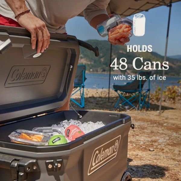 Coleman Convoy Wheeled Tekerlekli Soğutucu Buzluk 65 QT 61.5 Lt