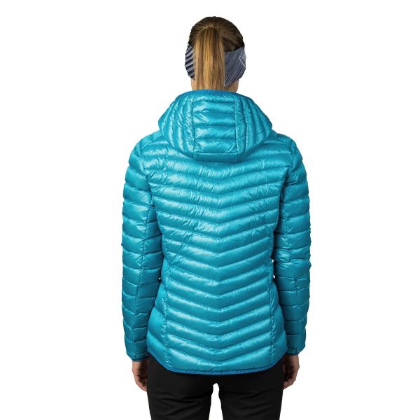Hannah Ary Kadın Outdoor Mont - blue atoll stripe