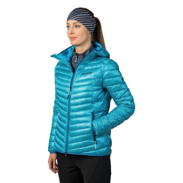 Hannah Ary Kadın Outdoor Mont - blue atoll stripe