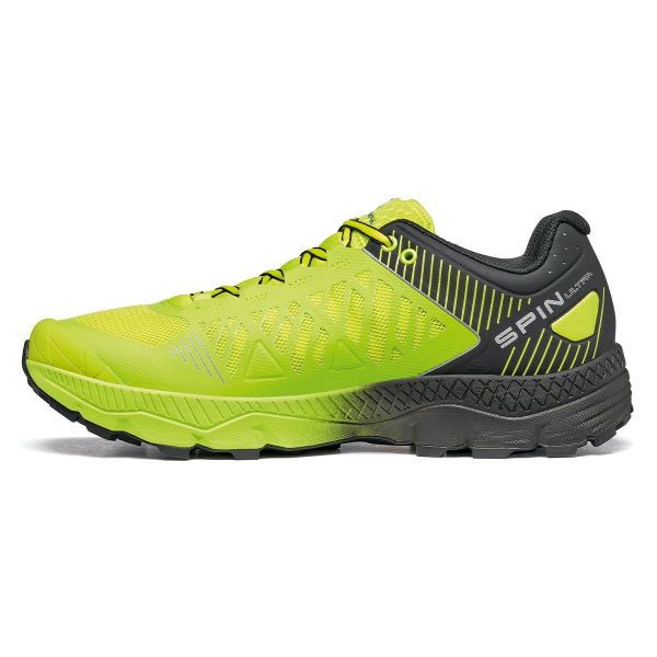 Scarpa Spin Ultra Erkek Koşu Ayakkabısı Acid Lime - Black
