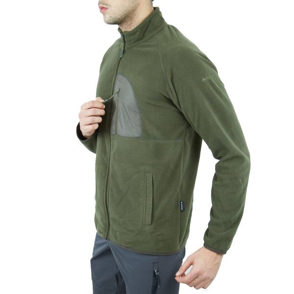Alpinist Motus Tam Fermuarlı Polar HAKİ