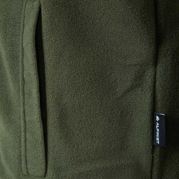 Alpinist Motus Tam Fermuarlı Polar HAKİ