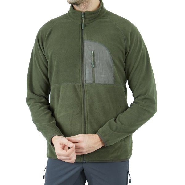 Alpinist Motus Tam Fermuarlı Polar HAKİ