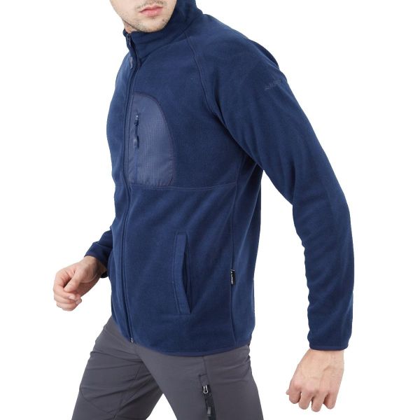 Alpinist Motus Tam Fermuarlı Polar İNDİGO