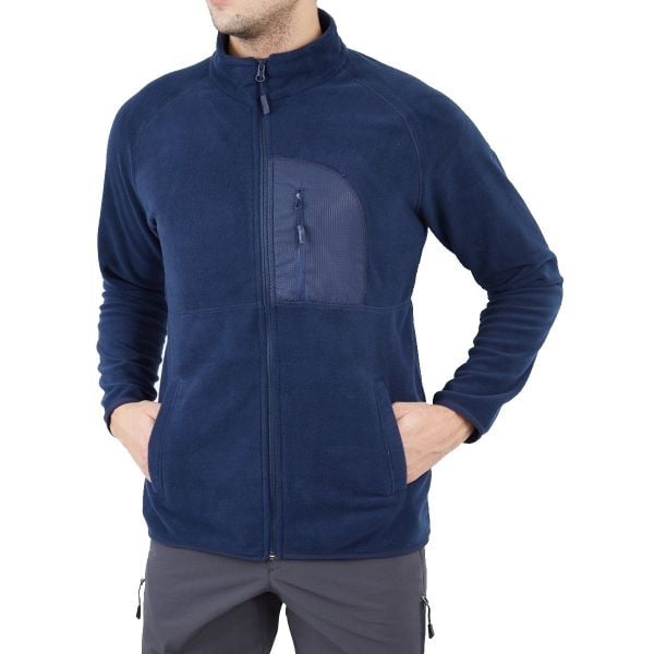 Alpinist Motus Tam Fermuarlı Polar İNDİGO