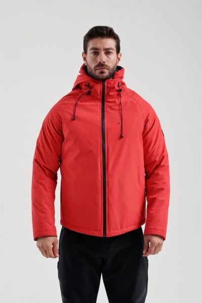 Exuma Erkek Kayak Montu Kırmızı