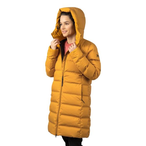 Hannah Gaia Kadın Outdoor Mont goldenyellow