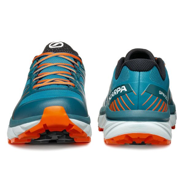 Scarpa Spin Infinity Gore-Tex Erkek Koşu Ayakkabısı Lake Blue - Orange