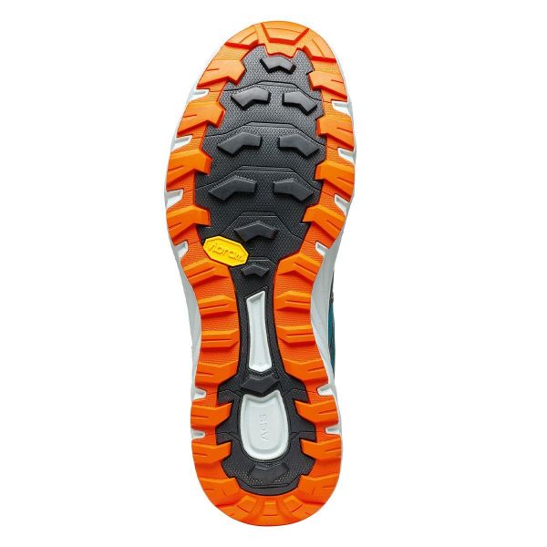 Scarpa Spin Infinity Gore-Tex Erkek Koşu Ayakkabısı Lake Blue - Orange
