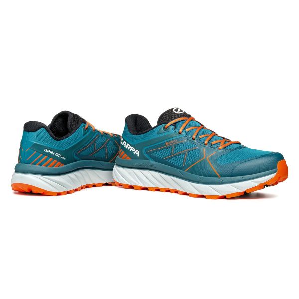 Scarpa Spin Infinity Gore-Tex Erkek Koşu Ayakkabısı Lake Blue - Orange