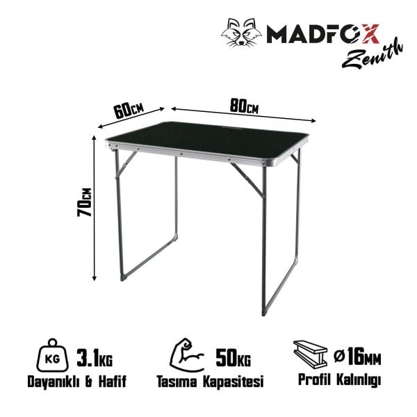 Madfox Zenith Katlanır Kamp Masası