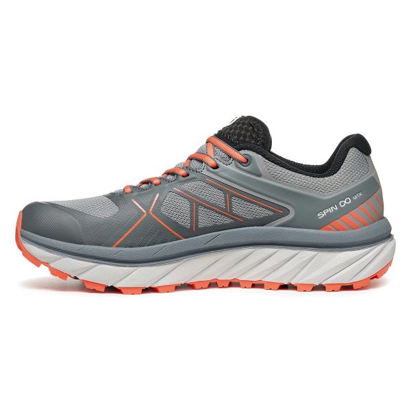 Scarpa Spin Infinity WMN Gore-Tex Kadın Koşu Ayakkabısı Gray Coral Red
