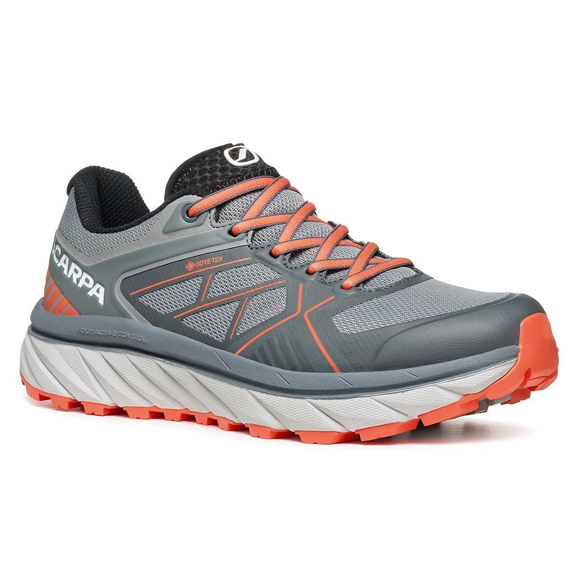 Scarpa Spin Infinity WMN Gore-Tex Kadın Koşu Ayakkabısı Gray Coral Red