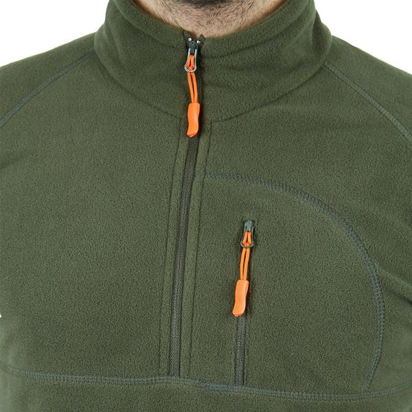 Alpinist Gamma Yarım Fermuarlı Erkek Polar - haki