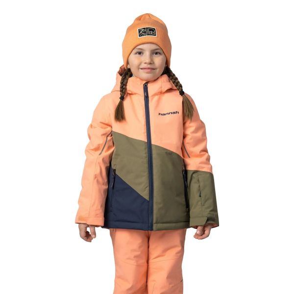 Hannah Kigali Jr Çocuk Kayak Mont - cantaloupe/burnt olive