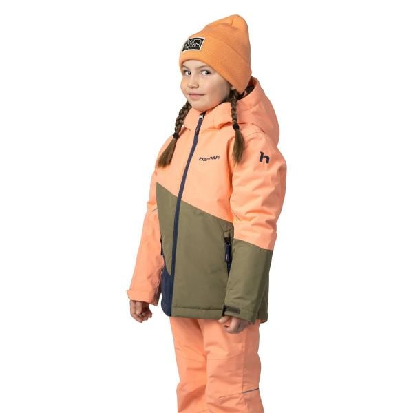 Hannah Kigali Jr Çocuk Kayak Mont - cantaloupe/burnt olive
