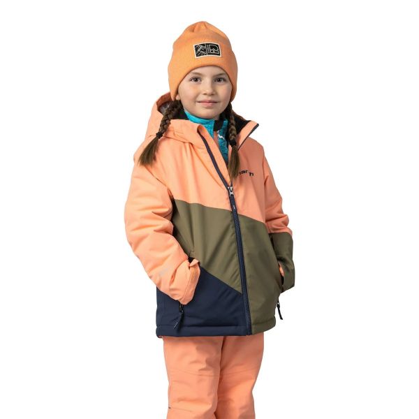 Hannah Kigali Jr Çocuk Kayak Mont - cantaloupe/burnt olive