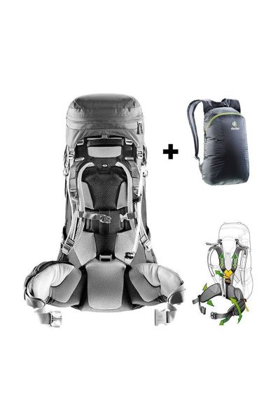 Deuter Aircontact Pro 65 + 15 Kadın Sırt Çantası graphite-black