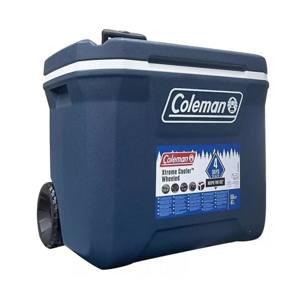 Coleman Xtreme Cooler Wheeled 50 QT Tekerlekli Soğutucu Buzluk 47 Lt