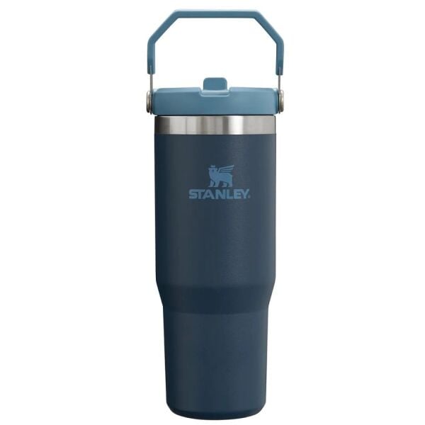 Stanley The IceFlow Flip Straw Tumbler Termos Navy 0.89 Litre