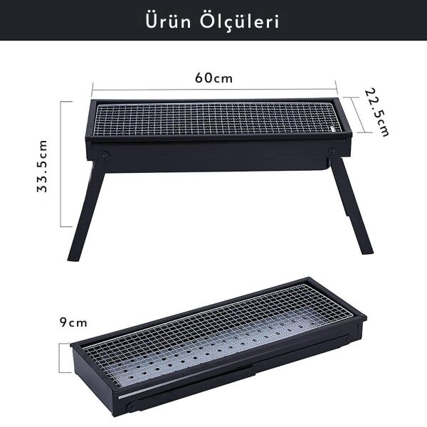 Madfox Cookout Portatif Katlanır BBQ Mangal