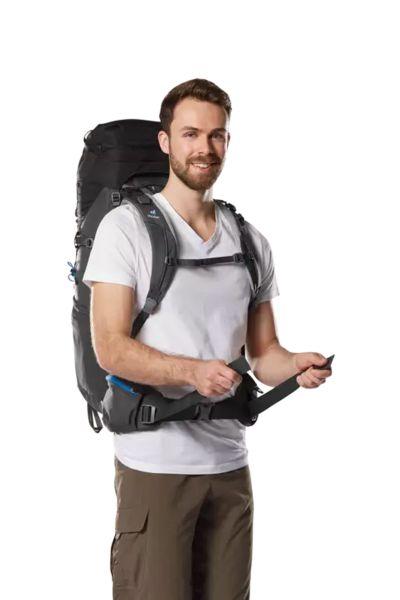Deuter Aircontact Lite 40 + 10 Sırt Çantası black-graphite