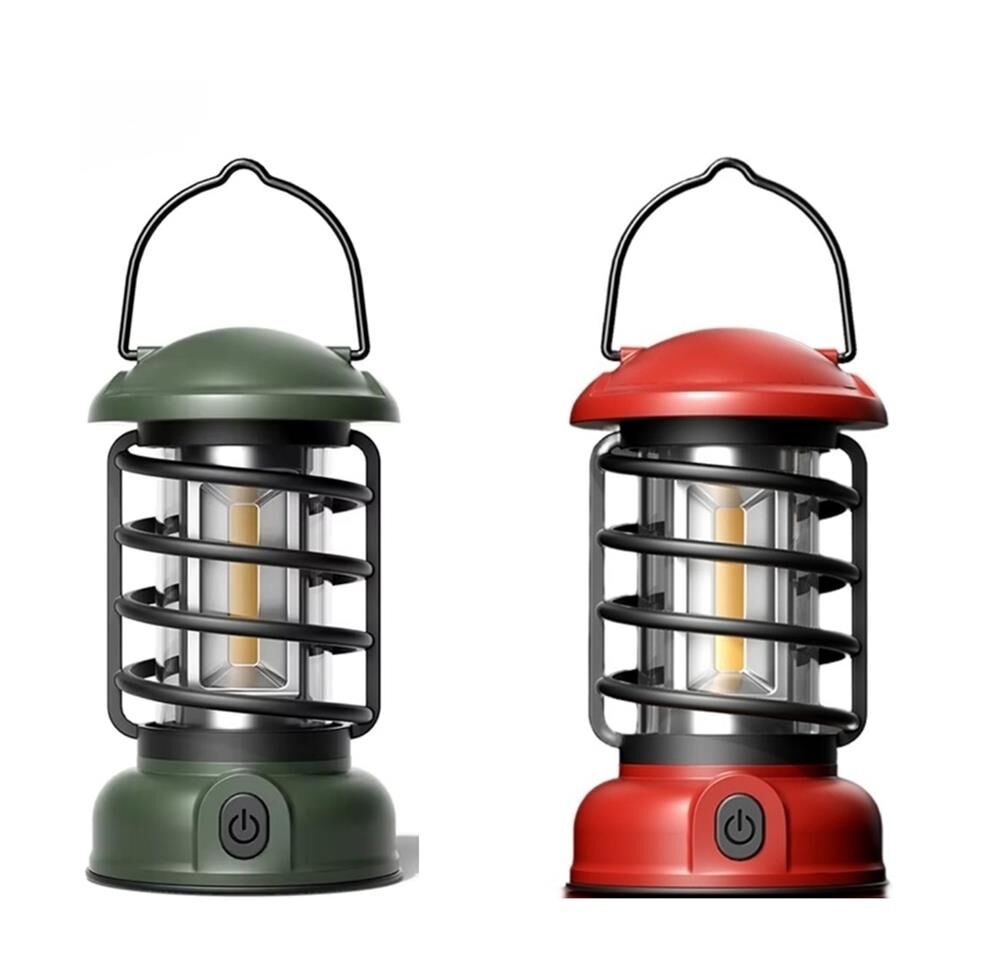 Madfox Vintage Glamping Kamp Lambası 1200mAh 18650 300 Lümen