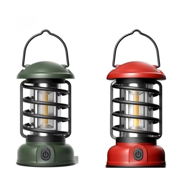 Madfox Vintage Glamping Kamp Lambası 1200mAh 18650 300 Lümen