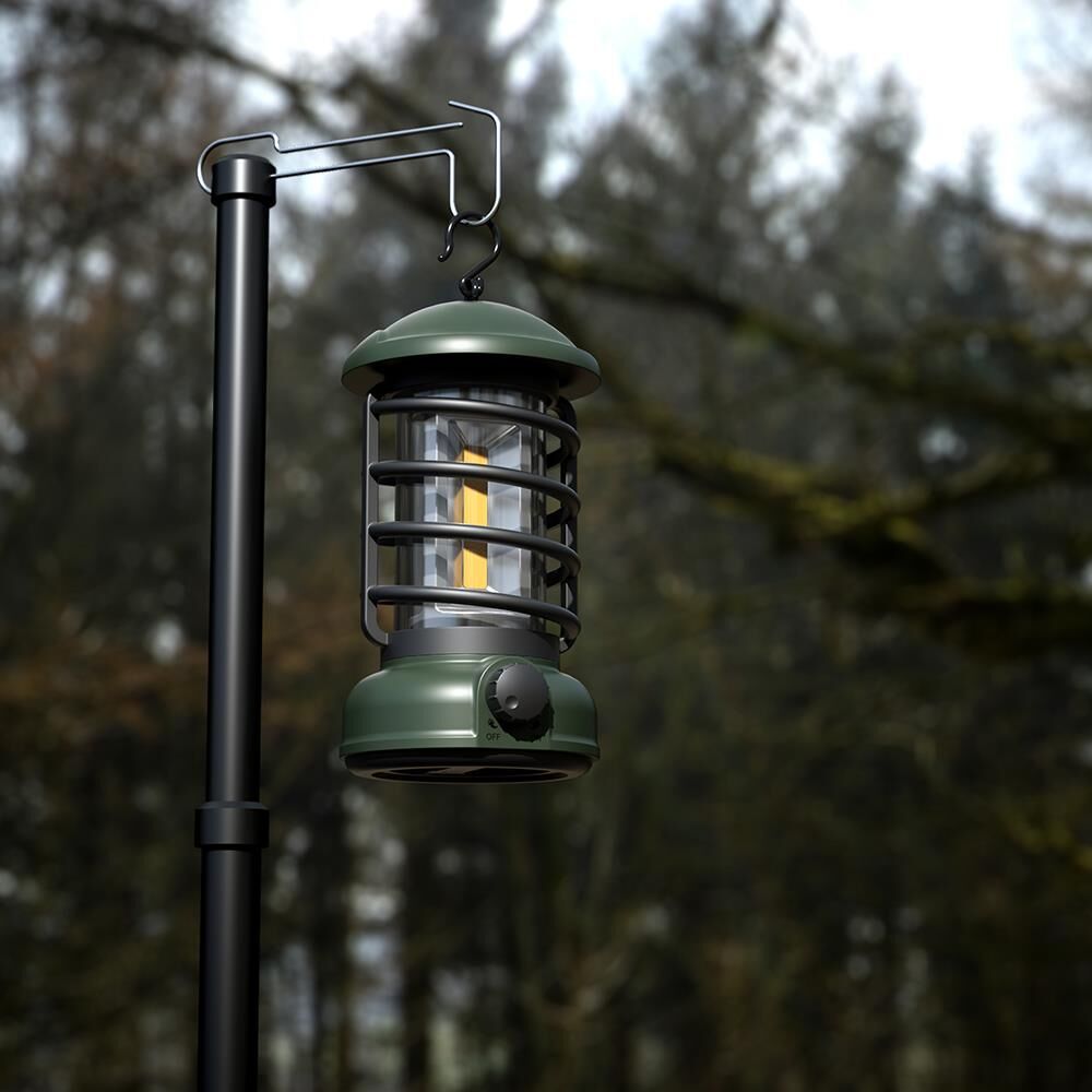 Madfox Vintage Glamping Kamp Lambası 1200mAh 18650 300 Lümen