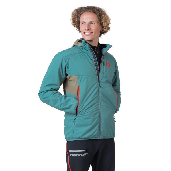 Hannah Kechu Hoody Erkek Outdoor Mont brittany blue/burnt olive