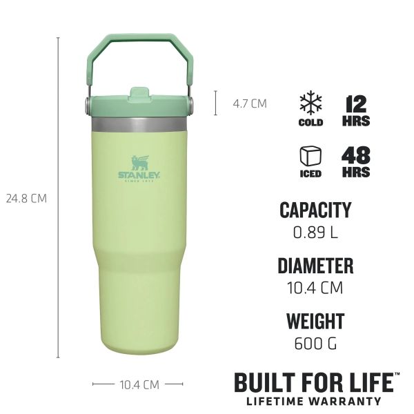Stanley The IceFlow Flip Straw Pipetli Termos Bardak 0,89 LT