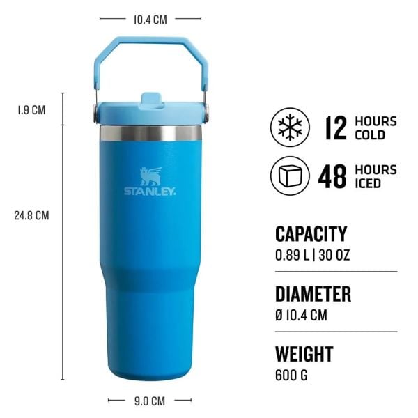 Stanley The IceFlow Flip Straw Pipetli Termos Bardak 0,89 LT