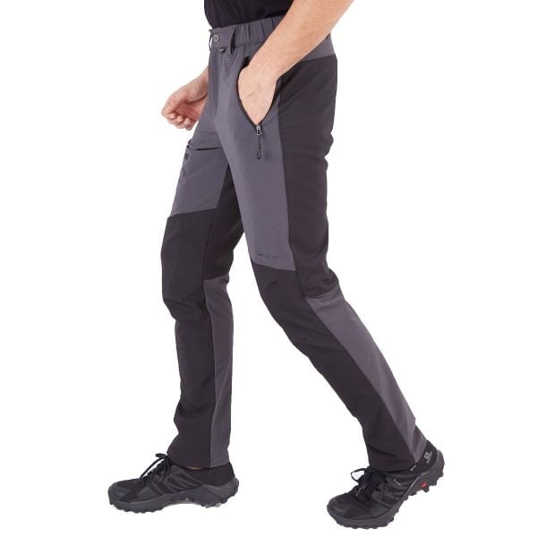 Alpinist Rugged Erkek Outdoor Pantolon - Antrasit/Siyah