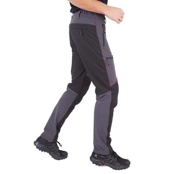 Alpinist Rugged Erkek Outdoor Pantolon - Antrasit/Siyah