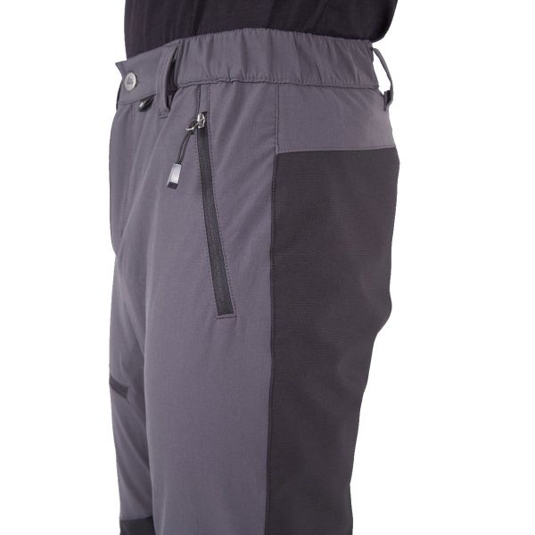 Alpinist Rugged Erkek Outdoor Pantolon - Antrasit/Siyah