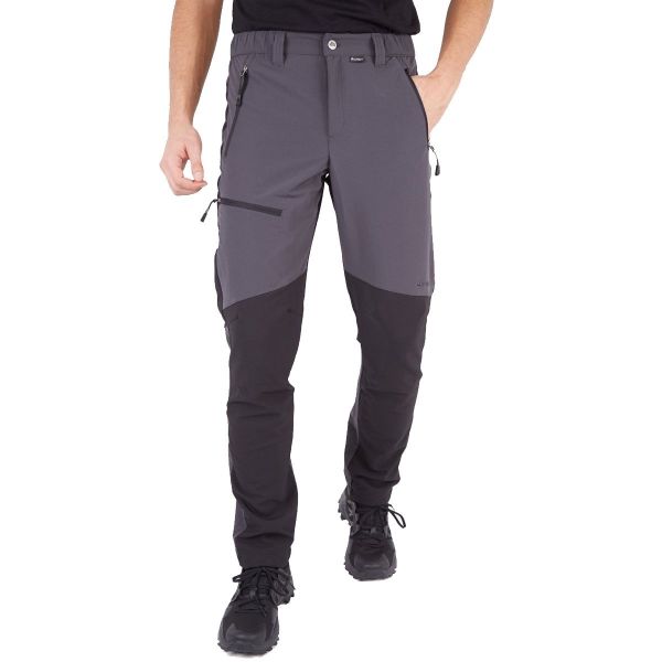 Alpinist Rugged Erkek Outdoor Pantolon - Antrasit/Siyah