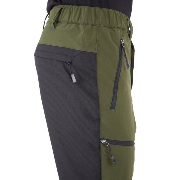 Alpinist Rugged Erkek Outdoor Pantolon - Siyah Haki