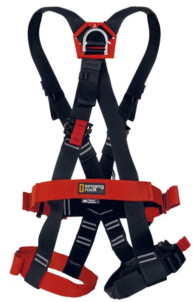 Tarzan Economic Full Body Harness Black-Red