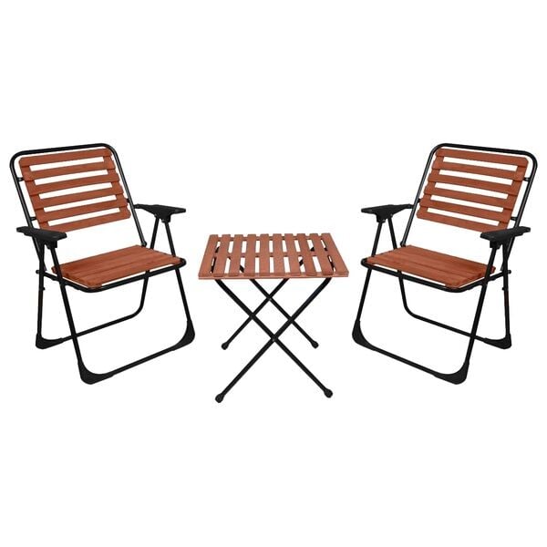 Ergan Outdoor Ahşap Masa Sandalye Takımı