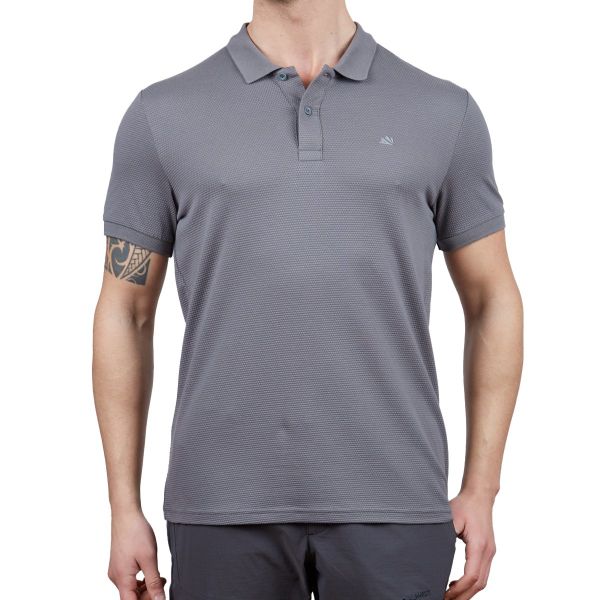 Alpinist Roc Erkek Polo T-Shirt Antrasit
