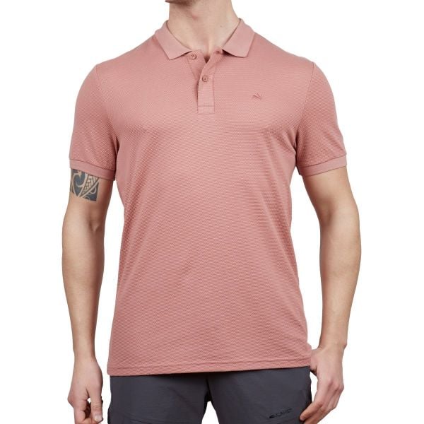 Alpinist Roc Erkek Polo T-Shirt Gül Kurusu