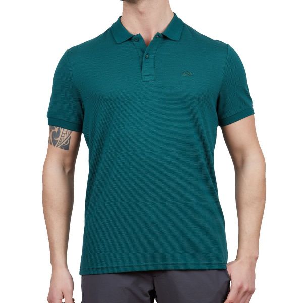 Alpinist Roc Erkek Polo T-Shirt Hunter
