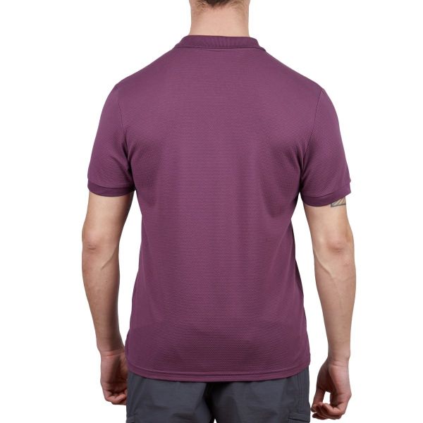 Alpinist Roc Erkek Polo T-Shirt Mürdüm
