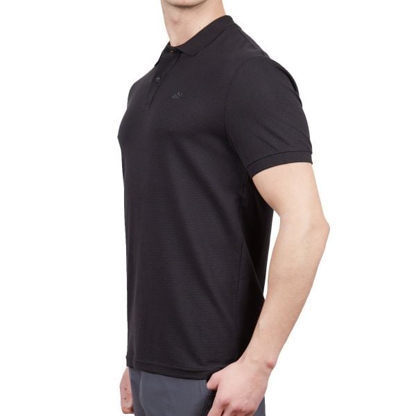 Alpinist Roc Erkek Polo T-Shirt Siyah