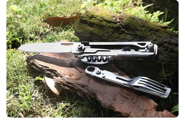 Grand Harvest GHKS002 Multi Fonksiyonel Çatal Bıçak Kaşık Tirbüşon Set