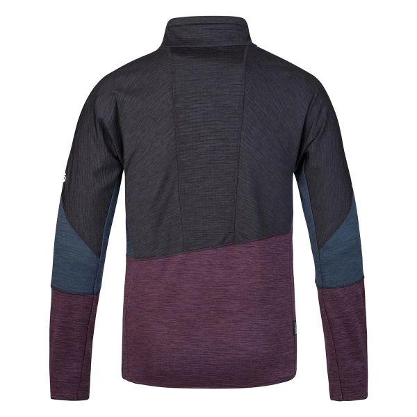 Hannah Niro HZ Erkek Sweatshirt Anthracite Prune Purple Mel