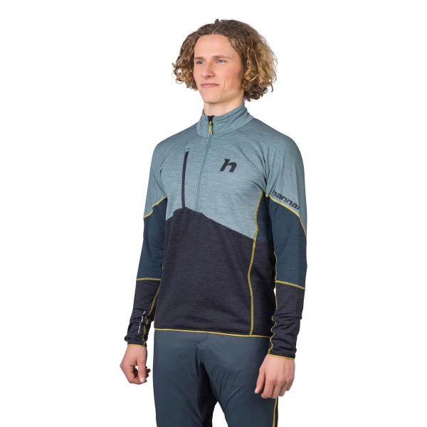 Hannah Niro HZ Erkek Sweatshirt Silver Blue Anthracite Mel