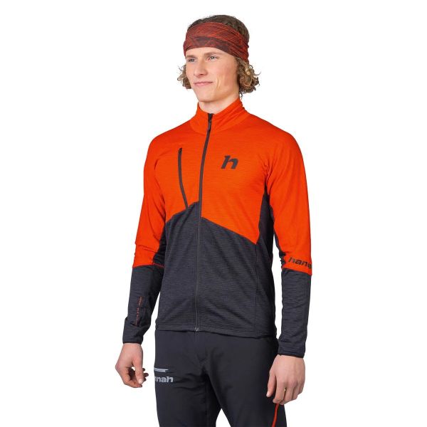 Hannah Niro Erkek Sweatshirt Spicy Orange Anthracite Mel