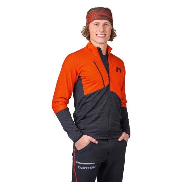Hannah Niro Erkek Sweatshirt Spicy Orange Anthracite Mel